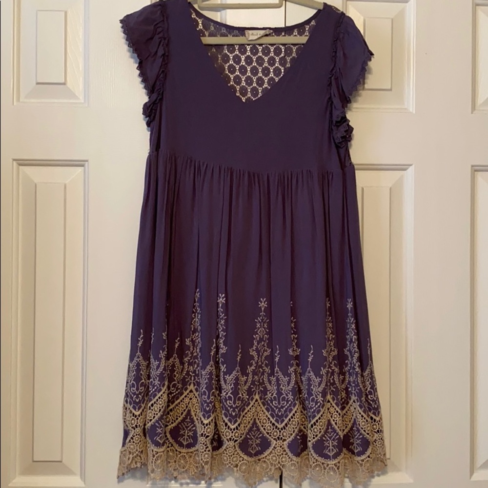 Lavender lace dress
